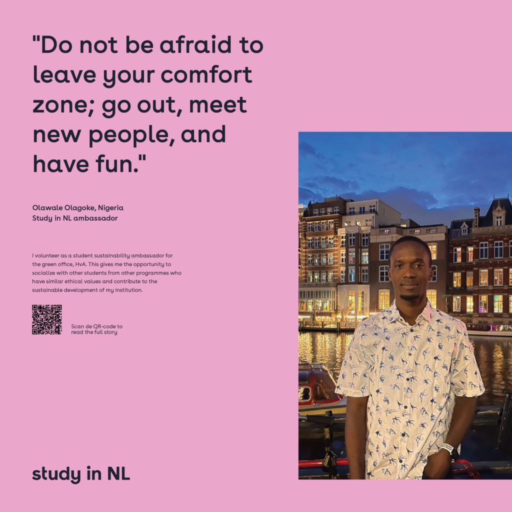 Graphic over een Study in NL ambassadeur.